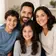 Smiling family using Evaheld